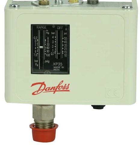 Danfoss Polycarbonate Pressure Switch, Contact Material : Silver