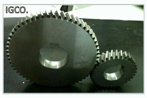 Polished Stainless Steel Helical Gears, Shape : Round