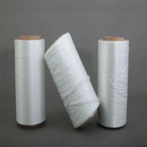 White Fiber Glass Yarn, Packaging Type : Roll