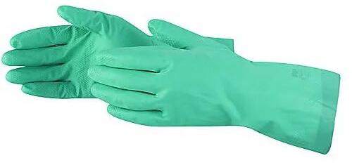 Plain Rubber Acid Resistant Gloves, Gender : Unisex