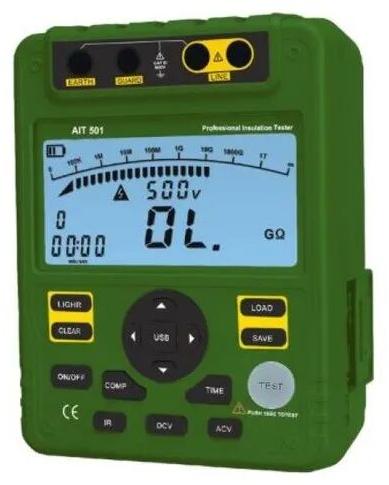 Insulation Tester, for Industrial, Color : Green