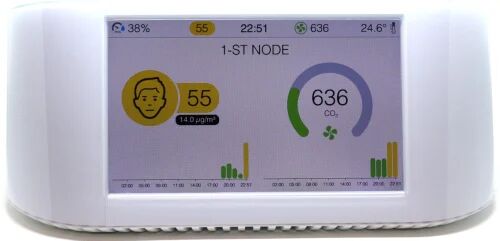 Air Quality Monitoring Instrument, Color : White