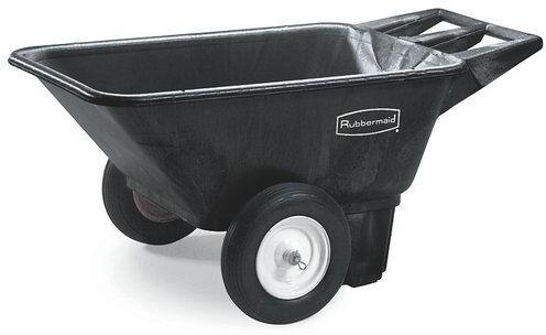 Garbage Hand Cart, Color : Black