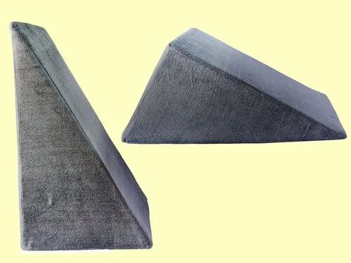 Plain Bed Comfort Wedge Pillow, Shape : Triangle