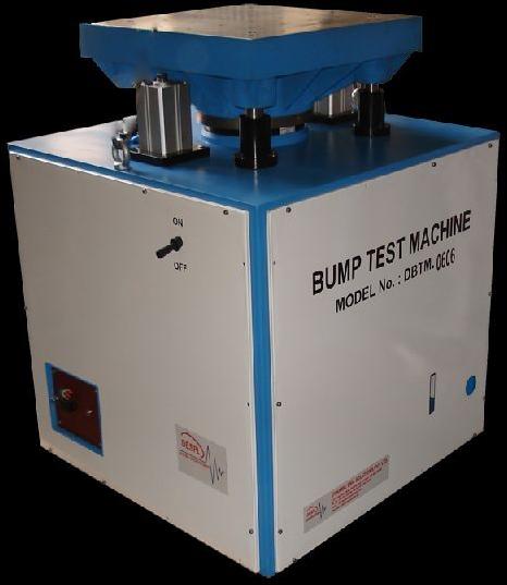 Bump test machine