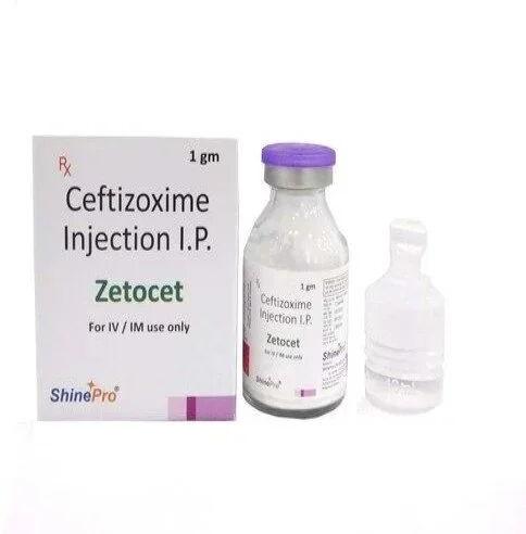 Zetocet Ceftizoxime Injection I.P, Packaging Type : Vial