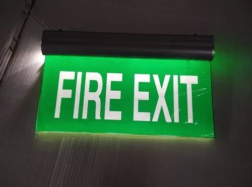 Fire Exit Light, Shape : Rectangle