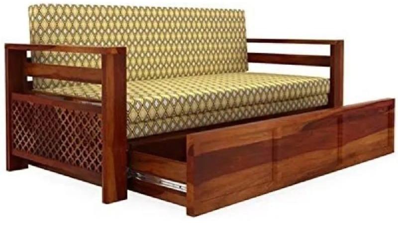 Rectangular Wooden Sofa Cum Bed