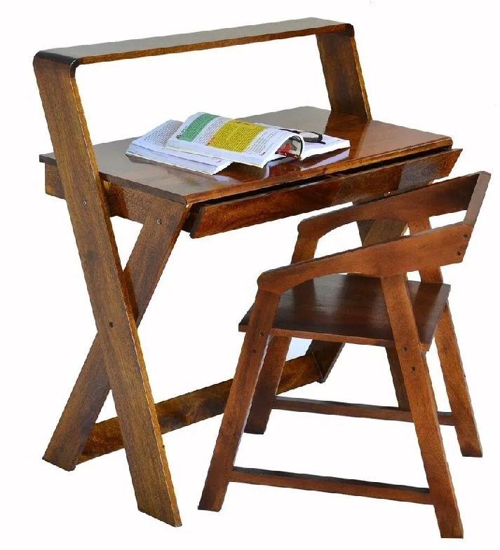 Wooden Study Table With Chair