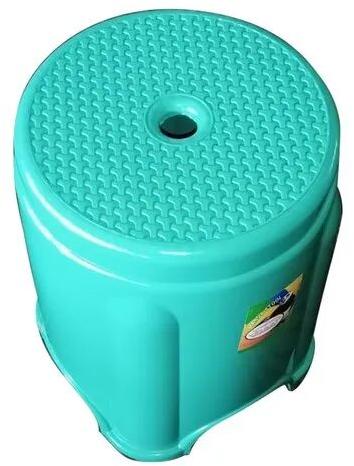 Plastic Stool, for Home, Color : Teal Green