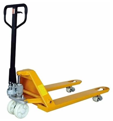 Polished Steel Hydraulic Hand Pallet Truck, Capacity : 3-5tons