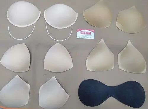 Foam Moulded Bra Cups, Size : 32 to 40
