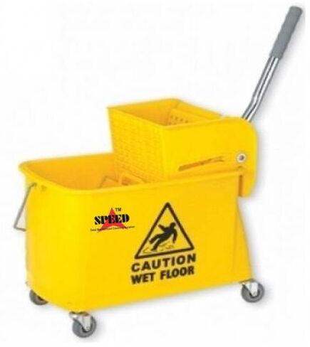 Single Wringer Trolley 20 ltrs, for Cleaning Equipments