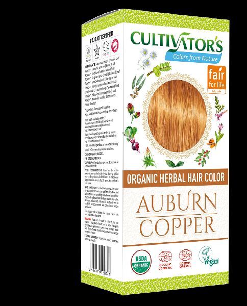 Organic Herbal Hair Color Auburn