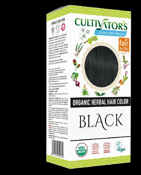 Organic Herbal Hair Color Black