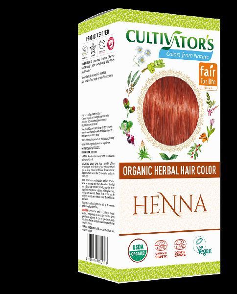 Organic Herbal Hair Color Henna