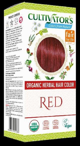 Organic Herbal Hair Color Red, Certification : Vegan Non-GMO