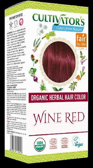 Organic Herbal Hair Color  Red
