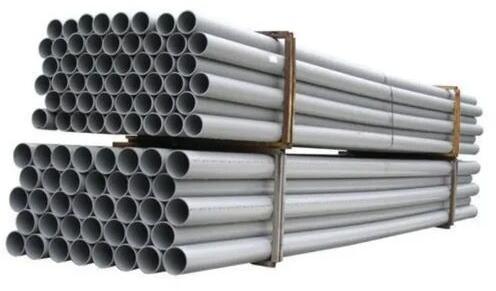 Grey Round Construction PVC Pipe, Sizes : 6m (Length)