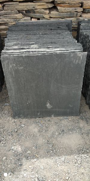 Non Polished Natural Black Stones, for Flooring, Roofing, Wall, Size : 120x120cm, 130x130cm, 140x140cm