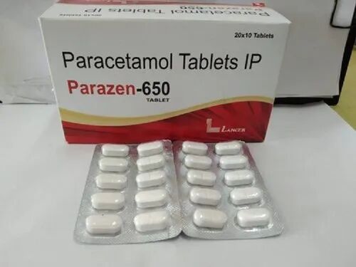 Paracetamol Tablet IP, Packaging Size : 20X10 Tablets
