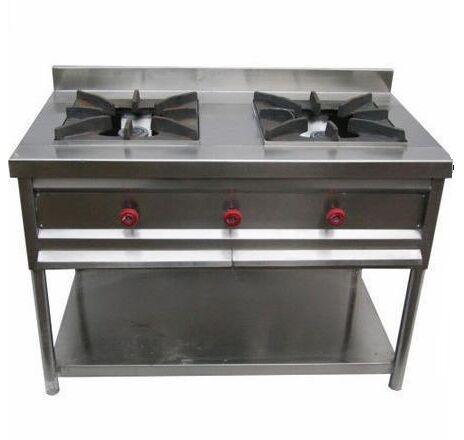 Two Burner Indian Cooking Range, for Canteens, Homes, Restaurants, Hotels, Super Stores many more