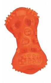 Trixie Bone Dog Toy (Orange) (11 cm)
