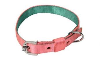 Kennel Soft Nylon Two Color Collar