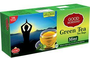 Good Morning Green Tea Mint Tea Bags