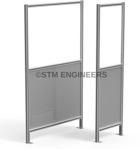 Aluminium acrylic partition