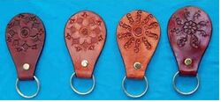 leather keychain