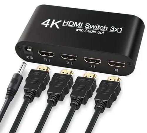 HDMI Switch, Color : Black