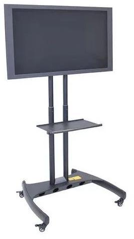 F-pro Mild Steel Lcd Display Stand, Color : Black