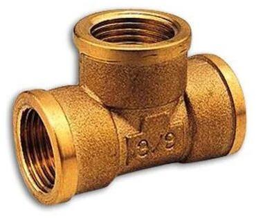 POGE Copper Threaded Tee, for Structure Pipe, Hydraulic Pipe, Size : 3 Inch