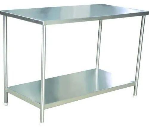 SS Bakery Table, Size : 31x23x31 (LWH in Inch)