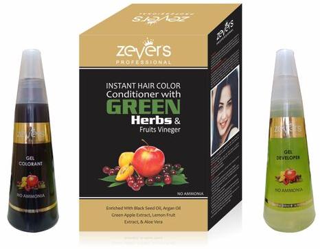 ZEVER'S BIONATURALS Hair Color Gel, Packaging Size : 500ML + 500ML
