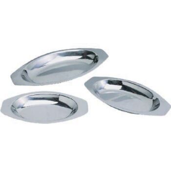 Stainless Steel Oval Augratin Dish