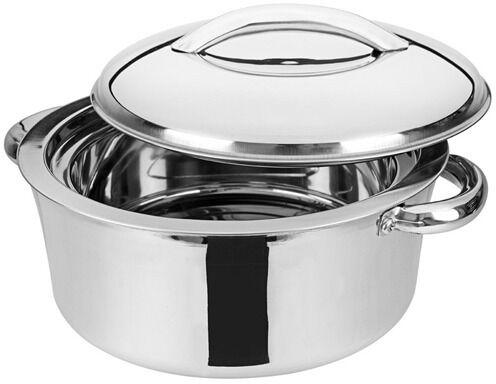 Geenova Stainless Steel Casserole, Color : Silver