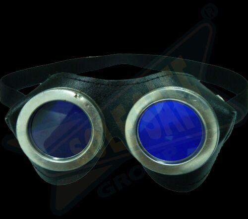 Leather Cup Goggles, Color : Black