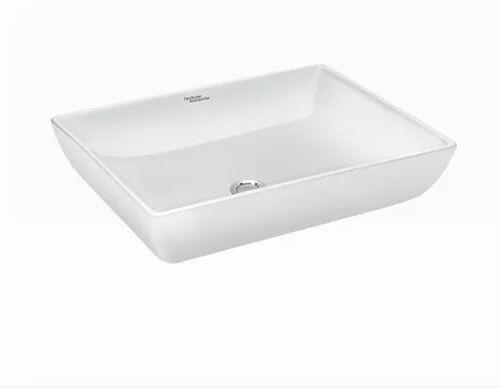 Rectangle Hindware Over Counter Wash Basin, Color : Ivory Starwhite