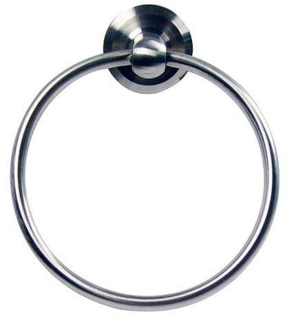 Round SS Towel Ring, for Bathroom, Color : Silver