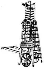 Aluminium Telescopic Tower Ladder, Color : silver