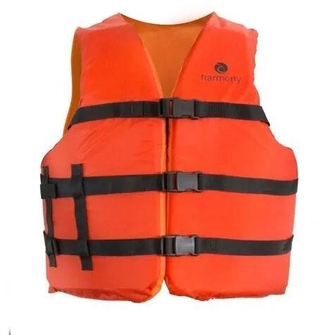 Orange Nylon Safety Life Jacket