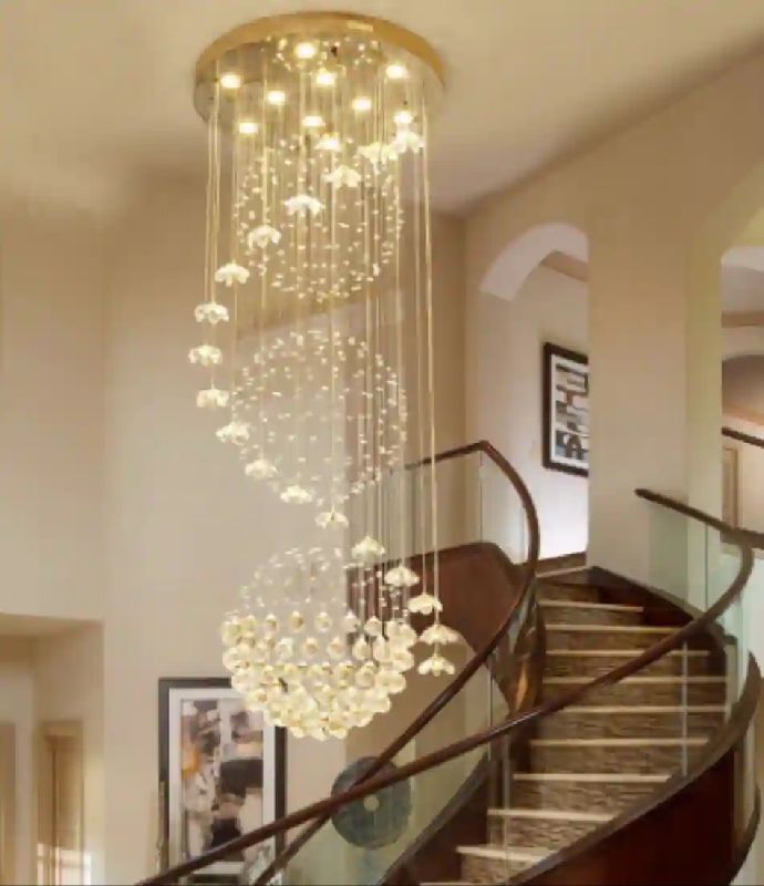 CRYSTAL Staircase Chandelier