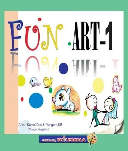 Fun Art Book, Size : 8.5 x 11 inch