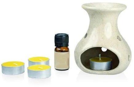 Ceramic Fragrance Vaporizer, for Interior Decor, Color : Yellow