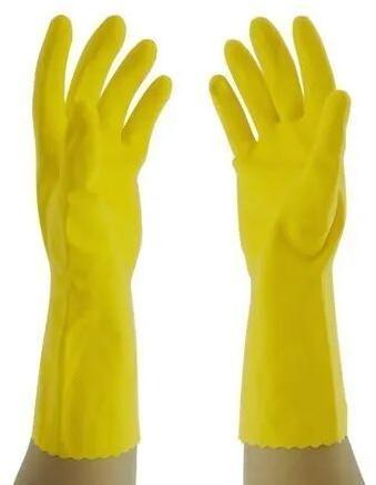Plain Rubber Hand Gloves, Packaging Type : Plastic Poly Bag