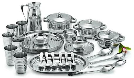 Stainless Steel Dinner Set