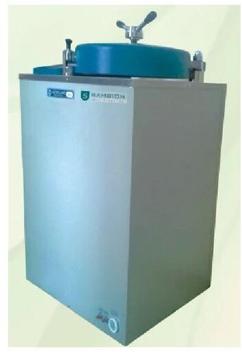 Mild Steel Vertical Steam Sterilizer, Mount Type : Floor Mounted Autoclave