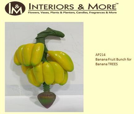 Plastic Artificial Banana Fruit Bunch